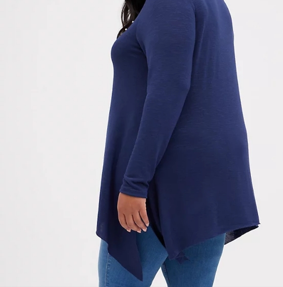 Disney Ariel Little Mermaid Sequin Pearl Turtleneck Sweater Mock Neck Top 1X 2X - Picture 4 of 5